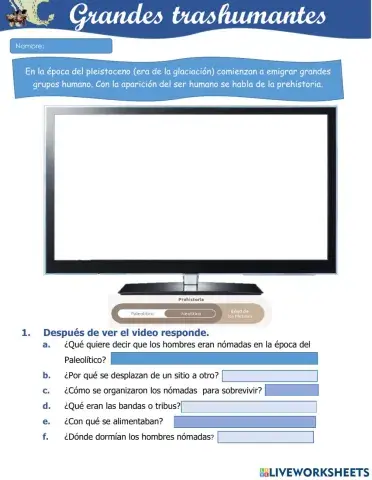 De nómadas a sedentarios