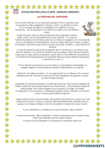 Lafortuna del zapatero