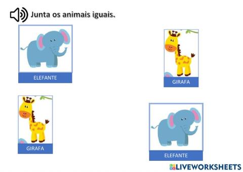 Junta animais iguais