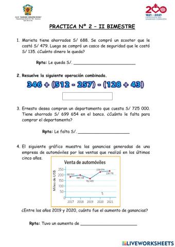Practica Nº 02 - II Bimestre