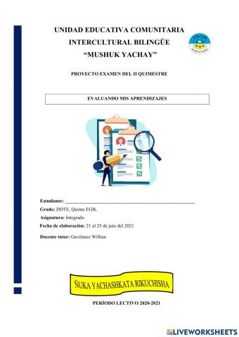 Proyecto examen quimestral ii