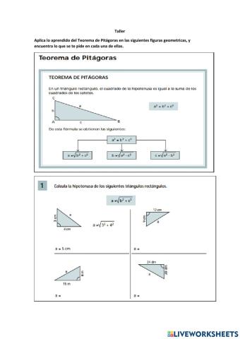 Teorema de Pitágoras