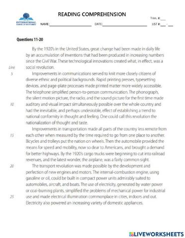 Reading Comprehension Toefl2