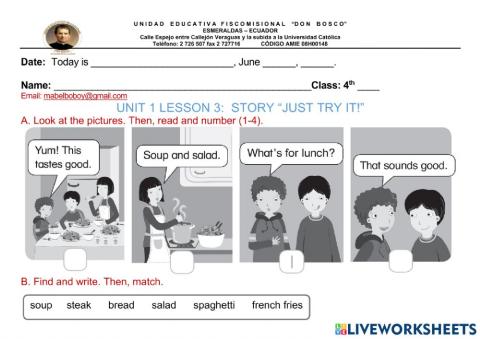 4th STORY LET'S TRY IT