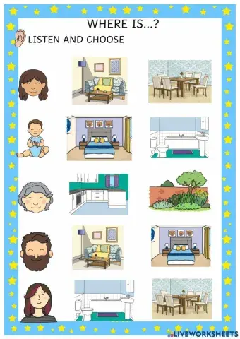 Where is...? Family and house