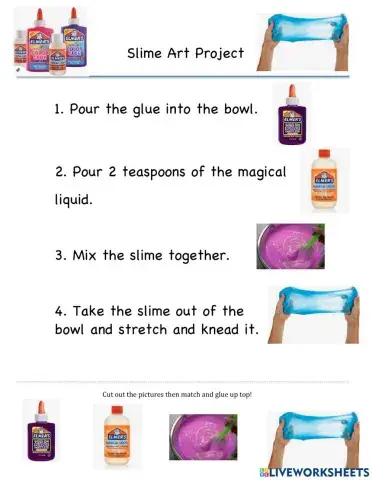 Making Slime Worksheet