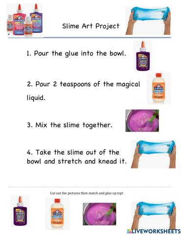 Making Slime Worksheet