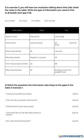 BB1 Listening Activity wb p 32