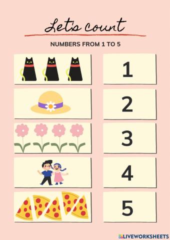 Let's count from 1 to 5