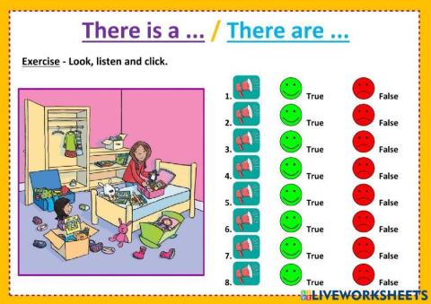 There is and there are