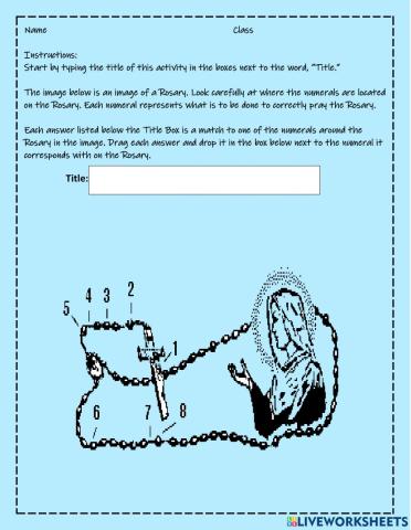 How to Pray the Rosary