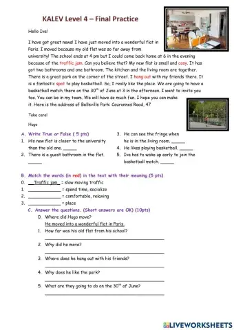 Level 4 - Get Ready for Quiz 6