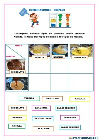 Combinaciones simples