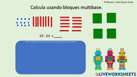 Multiplicación con bloques multibase