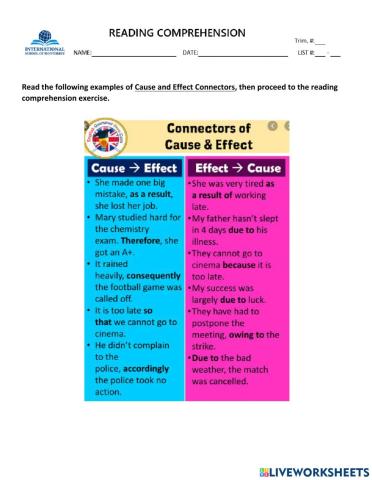 Reading Comprehension