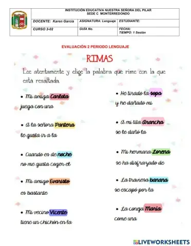 Evaluacion 2 periodo