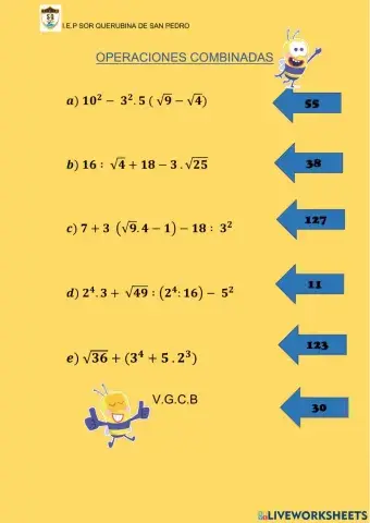 Operaciones combinadas