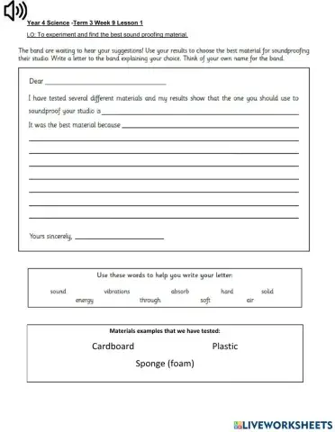 DIS Science Term 3 Week 9 Lesson 1