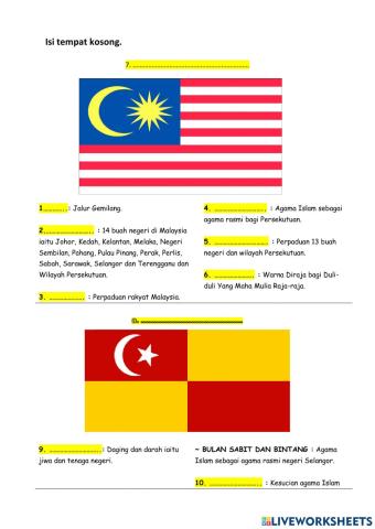 Bendera Malaysia & Bendera Selangor