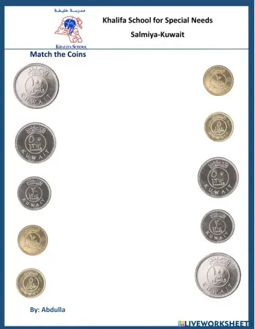 Match the coins