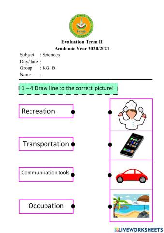 Science evaluation term 2