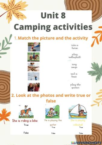 Camping activities