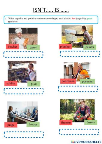 Isn't .... is .......