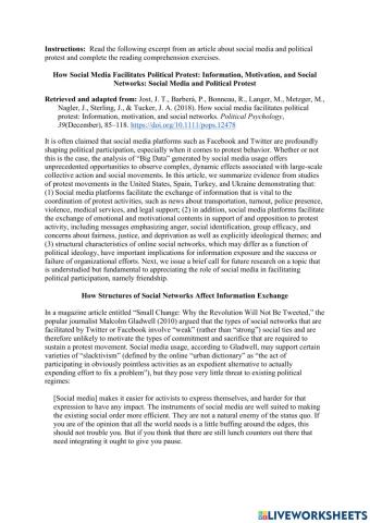 Social-Media-Protest-Reading-Comprehension