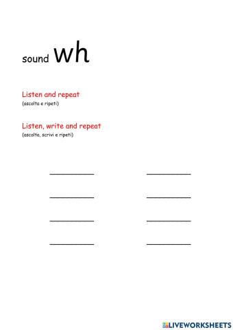 Sound wh