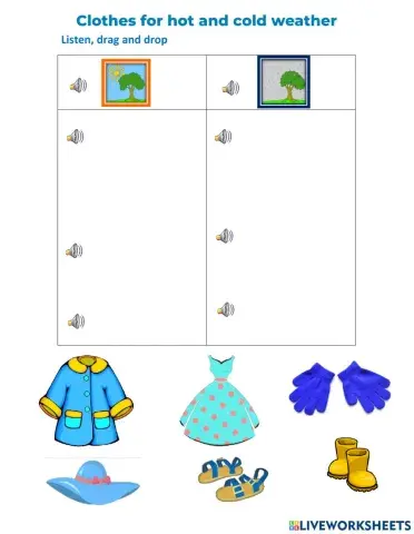 Clothes hot and cold