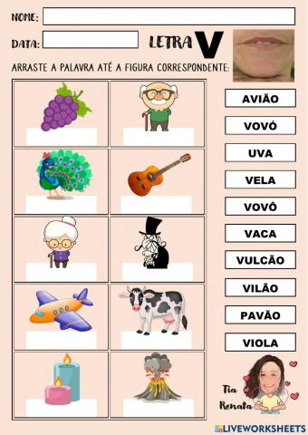 Atividade Letra V