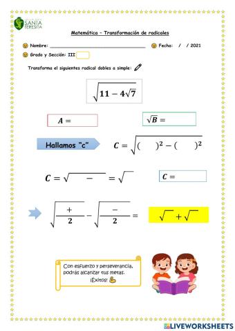 Transformación de radicales