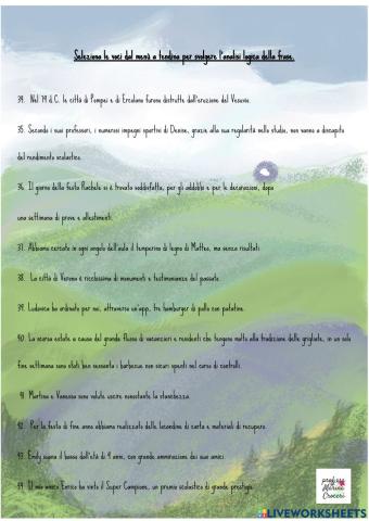 Analisi logica - pagina 5 livello 2