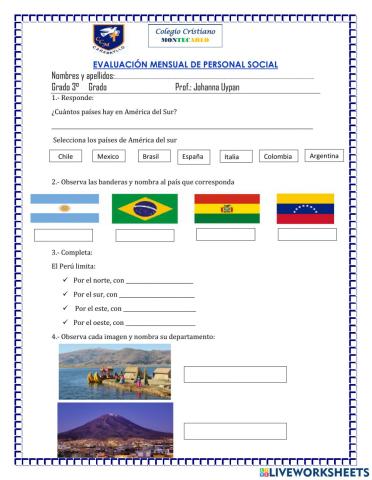 Evaluacion mensual de personal social