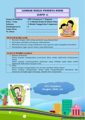 Soal Tema 9 Subtema 3 PB 6