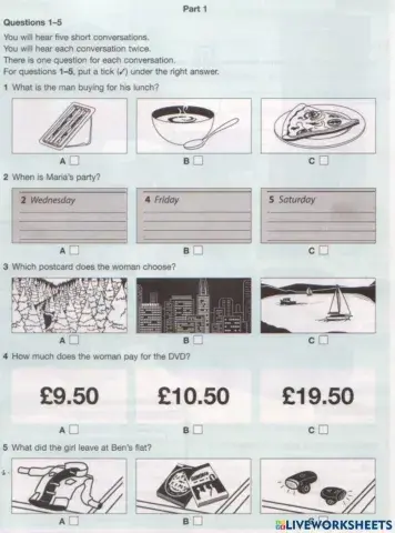 Listening objective KET