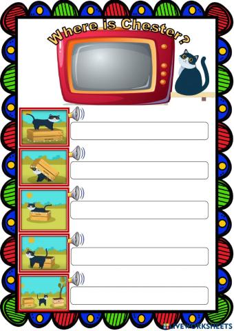 Where is Chester the cat? (4)