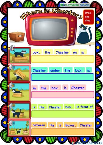 Where is Chester the cat? (2)