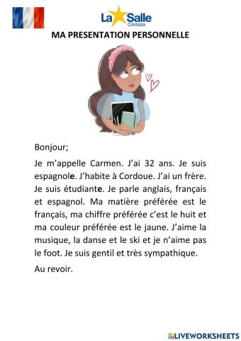 Presentation personnelle