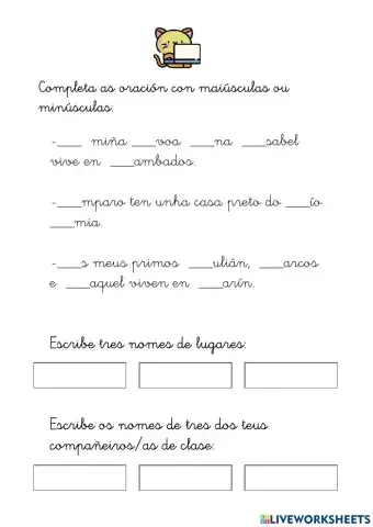 Maiúsculas e minúsculas