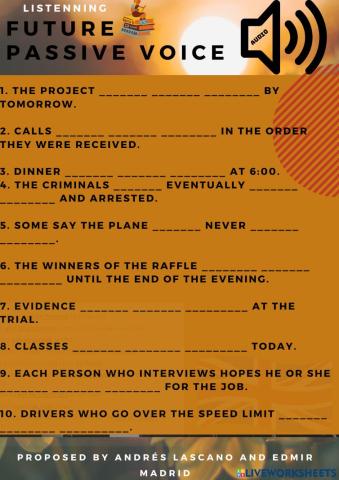 Future Passive Voice Listening