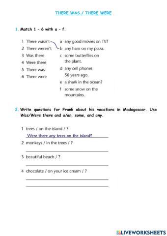 There was-There were