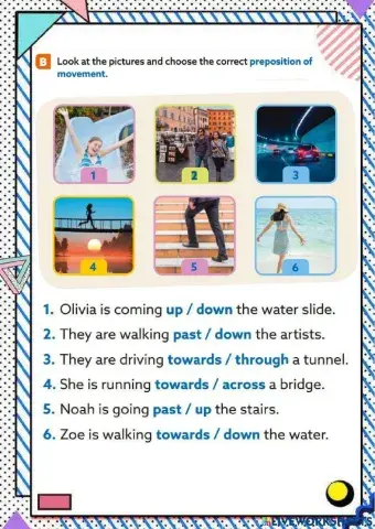 Prepositions of movement