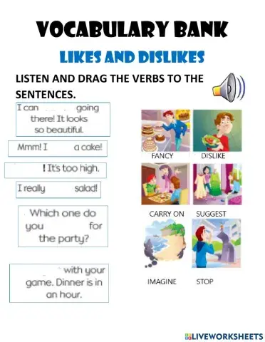 Bright ideas 5 - unit 2 - likes - dislikes