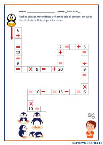 Cálculos matemáticos