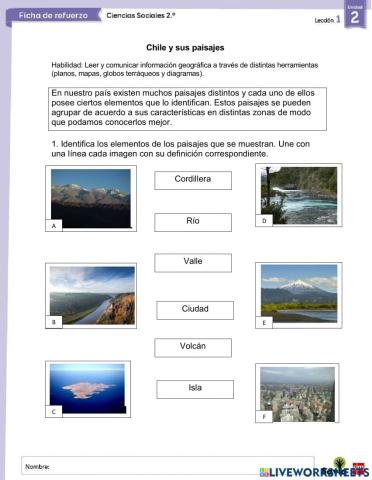 Chile y sus paisajes