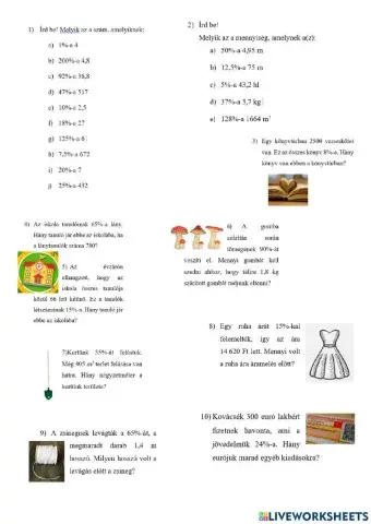 Százalékszámítás3