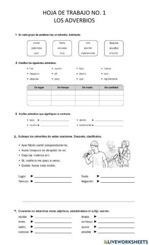 Los adverbios
