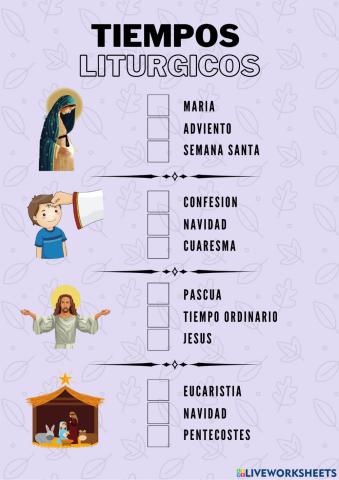 Tiempos liturgicos