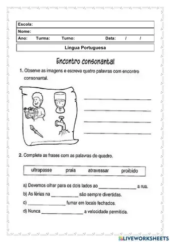 Encontro Consonantal